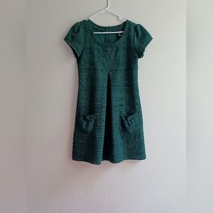 Enfocus Plaid Sweater Dress, Green and black, Size Petite 8P